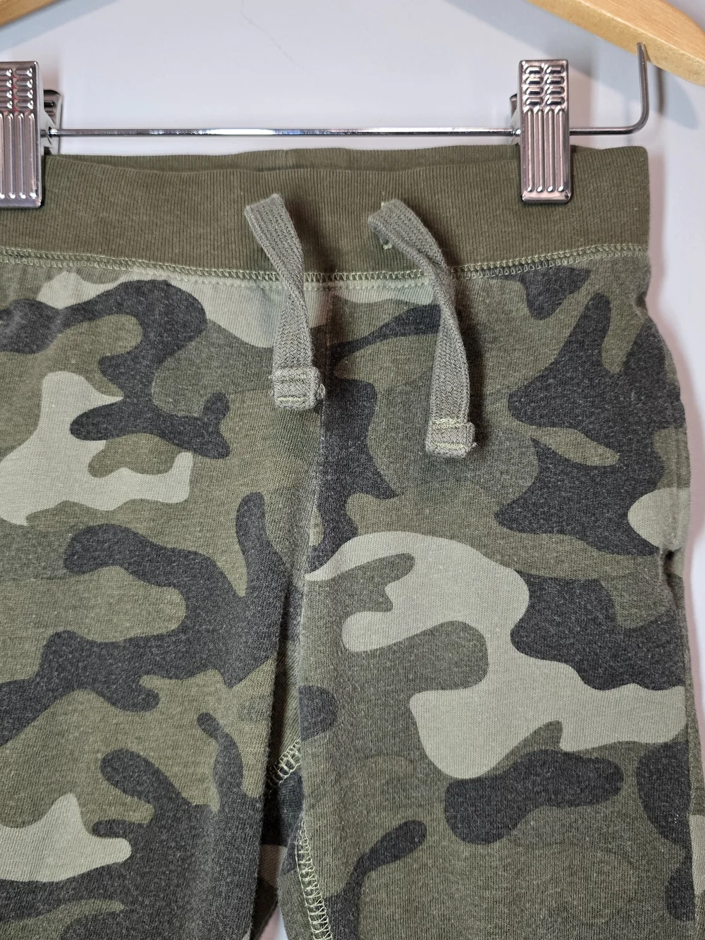 GAP Kids Camo Sweat Joggers - Olive Green